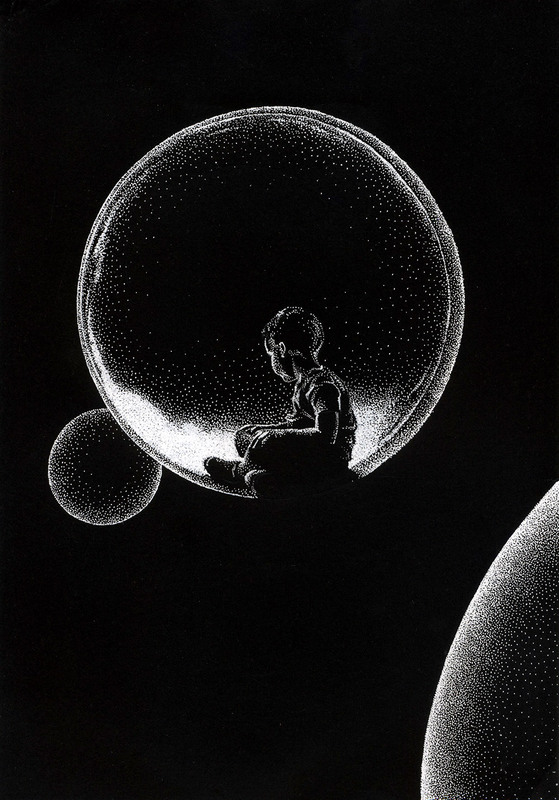 Boy in a bubble