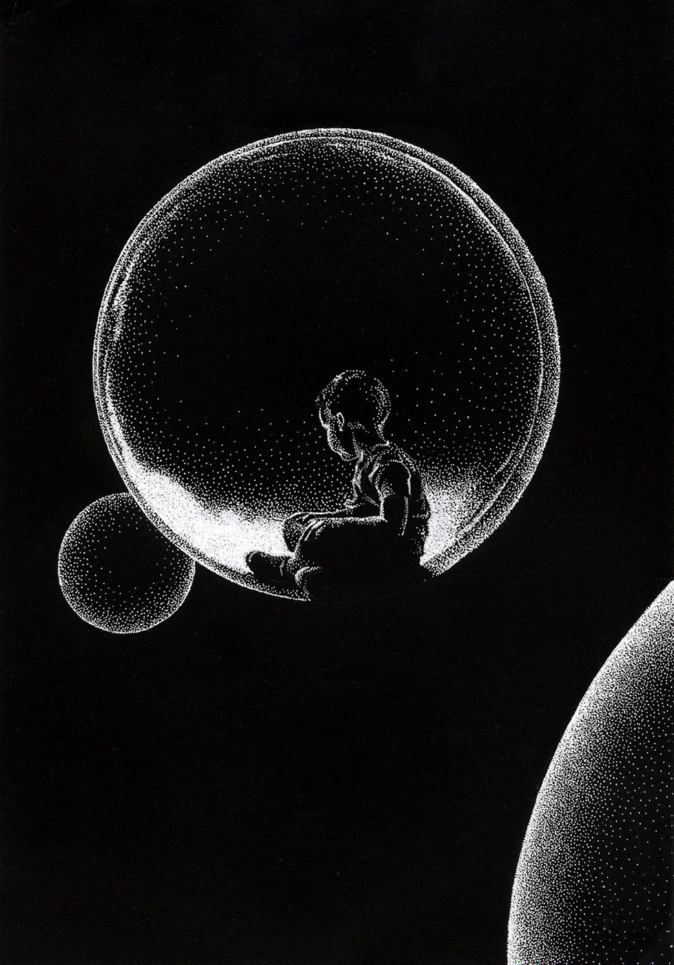 Boy in a bubble