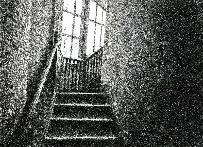 The stairway