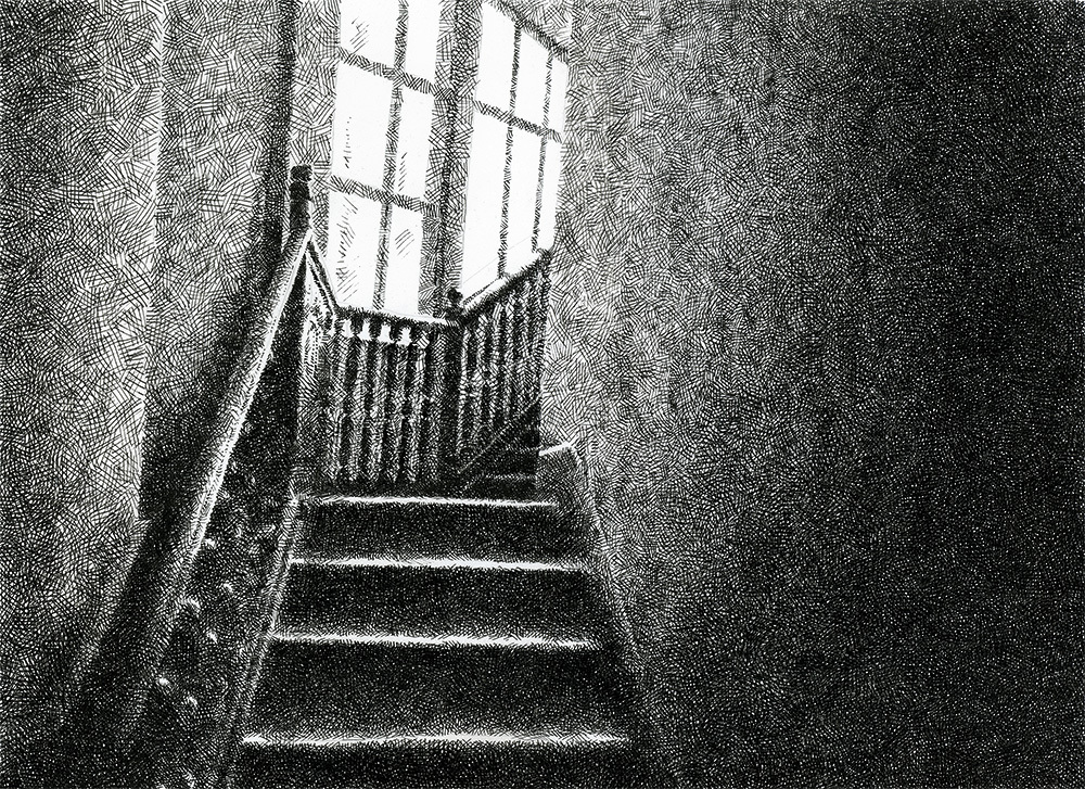 The stairway